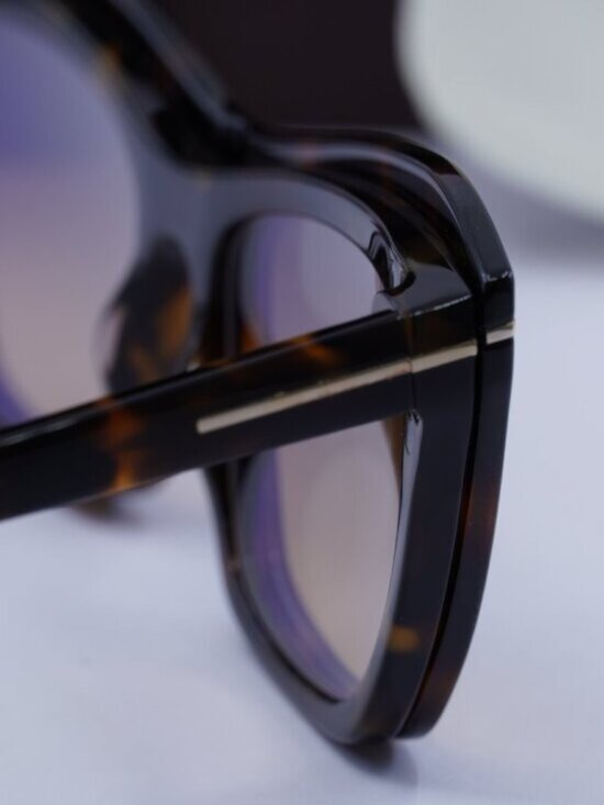 Tom Ford FT5971-B 052 Cat Eye Eyeglasses - Dark Havana 54mm